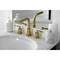 Kingston Brass FSC8953SVL Widespread Bathroom Faucet with Brass Pop-Up, Brushed Brass FSC8953SVL - alternate 2